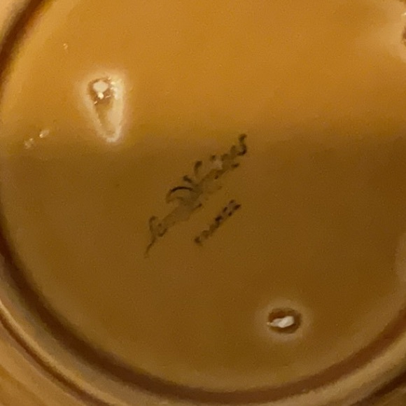 4 French dessert plates